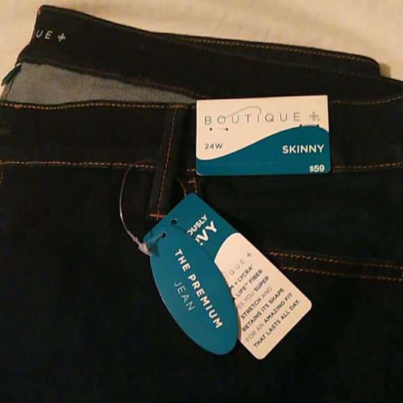 Never worn straight leg jeans made by Boutique. - Picture 1 of 3